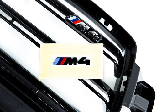 IND G8X M3 / M4 Gloss Black Front Grille Emblem-Exterior-Silicon Valley Bimmer