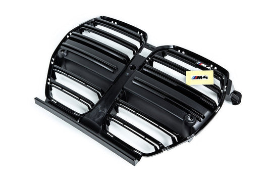 IND G8X M3 / M4 Gloss Black Front Grille Emblem-Exterior-Silicon Valley Bimmer