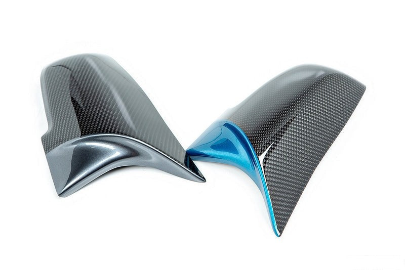IND Painted M Inspired Dry Carbon Mirror Cover Set-Exterior-Silicon Valley Bimmer