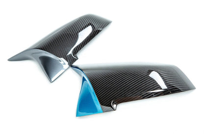 IND Painted M Inspired Dry Carbon Mirror Cover Set-Exterior-Silicon Valley Bimmer