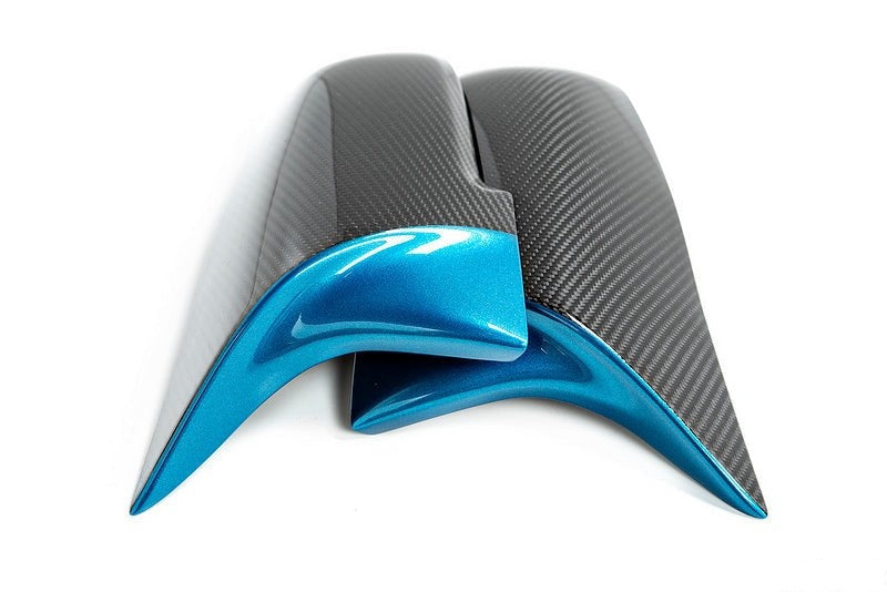 IND Painted M Inspired Dry Carbon Mirror Cover Set-Exterior-Silicon Valley Bimmer