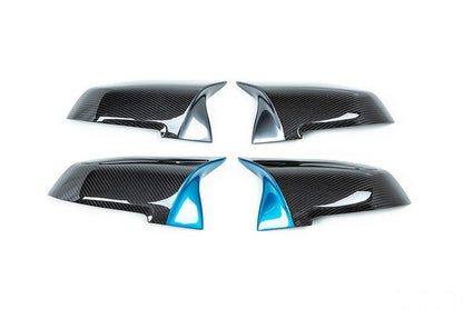 IND Painted M Inspired Dry Carbon Mirror Cover Set-Exterior-Silicon Valley Bimmer