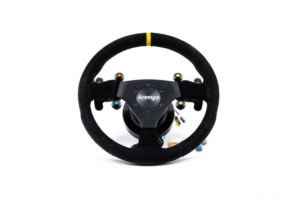 KMP E46 M3 Racing Wheel + Quick-Release Hub Kit - SMG-Interior-Silicon Valley Bimmer