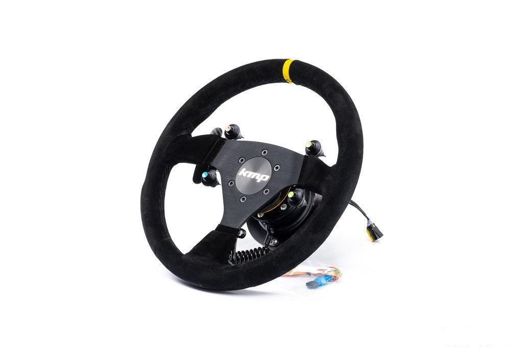 KMP E46 M3 Racing Wheel + Quick-Release Hub Kit - SMG-Interior-Silicon Valley Bimmer