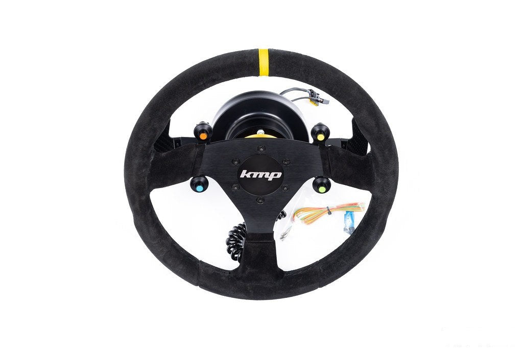 KMP E46 M3 Racing Wheel + Quick-Release Hub Kit - SMG-Interior-Silicon Valley Bimmer