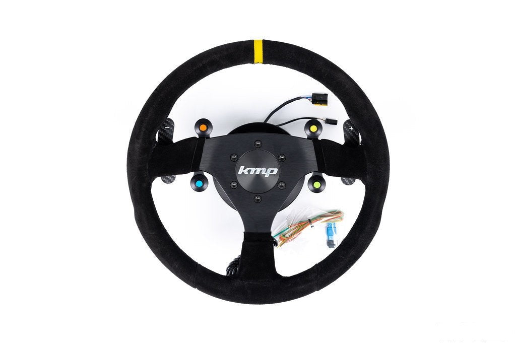 KMP E46 M3 Racing Wheel + Quick-Release Hub Kit - SMG-Interior-Silicon Valley Bimmer