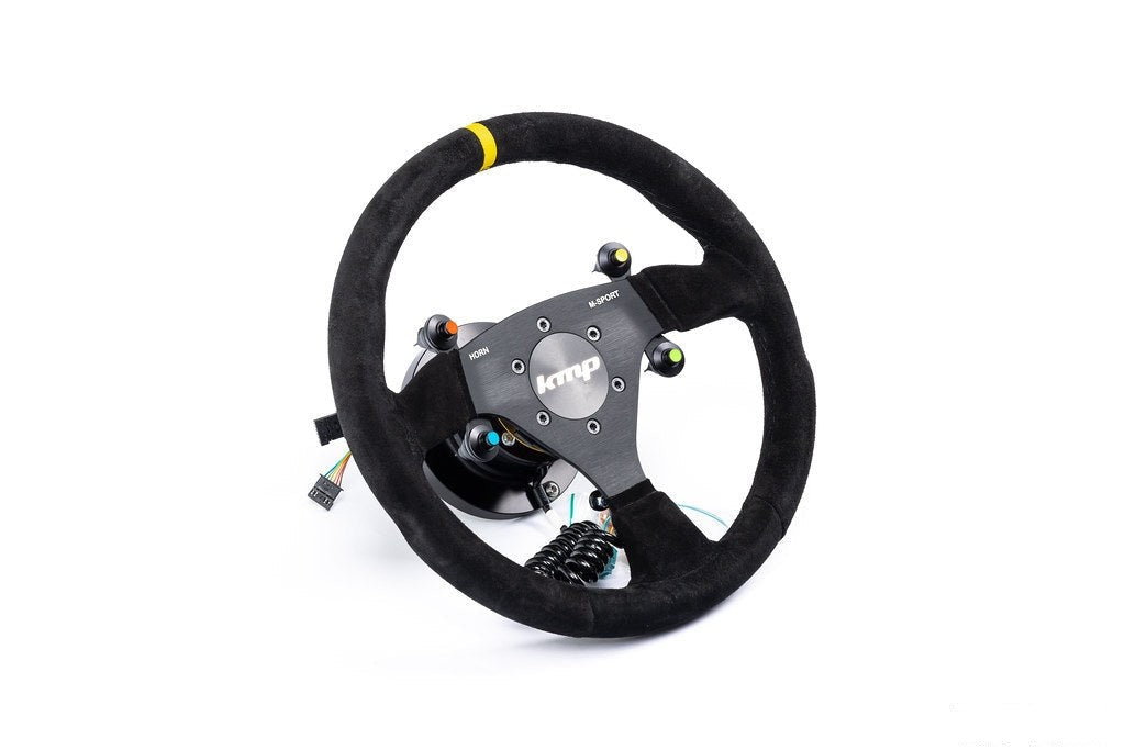 KMP E9X M3 / E82 1M Racing Wheel + Quick-Release Hub Kit - 6MT-Interior-Silicon Valley Bimmer