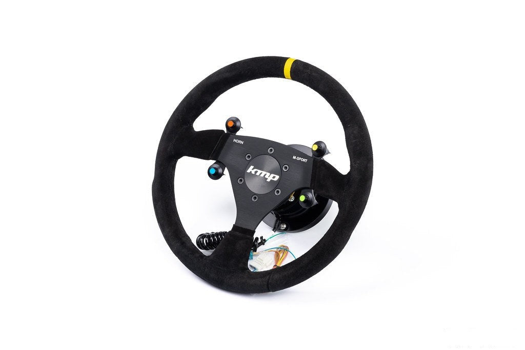 KMP E9X M3 / E82 1M Racing Wheel + Quick-Release Hub Kit - 6MT-Interior-Silicon Valley Bimmer