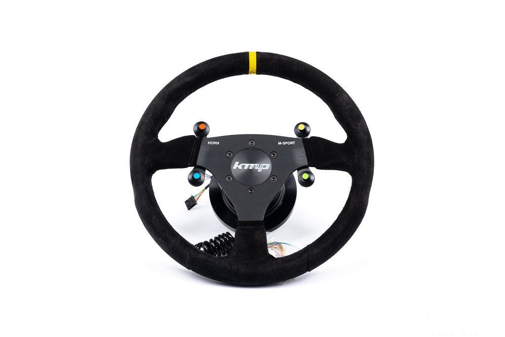 KMP E9X M3 / E82 1M Racing Wheel + Quick-Release Hub Kit - 6MT-Interior-Silicon Valley Bimmer