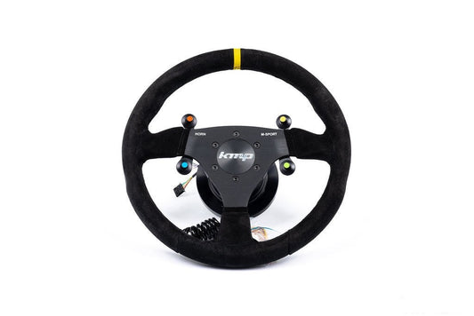 KMP E9X M3 / E82 1M Racing Wheel + Quick-Release Hub Kit - 6MT-Interior-Silicon Valley Bimmer