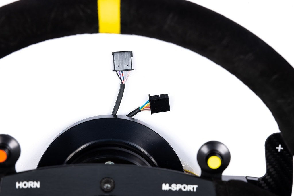 KMP E9X M3 Racing Wheel + Quick-Release Hub Kit - DCT GEN2-Interior-Silicon Valley Bimmer