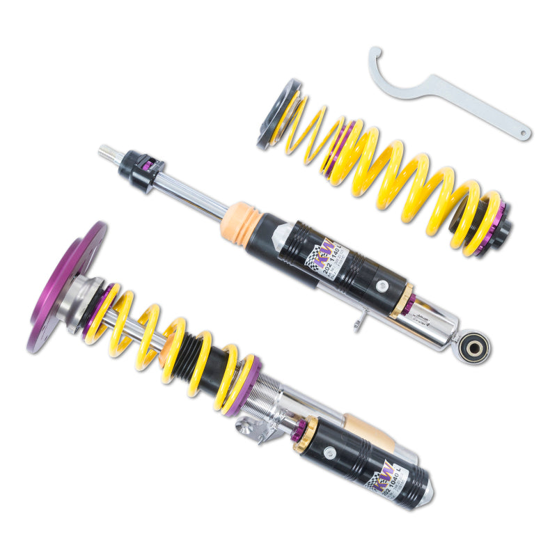 KW Coilover Kit V4 2015 BMW M3 (F80) / M4 (F82) w/ Electronic Suspension (After Jan 2015)-Suspension-Silicon Valley Bimmer
