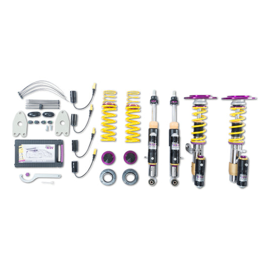 KW Coilover Kit V4 2015 BMW M3 (F80) / M4 (F82) w/ Electronic Suspension (Before Jan 2015)-Suspension-Silicon Valley Bimmer