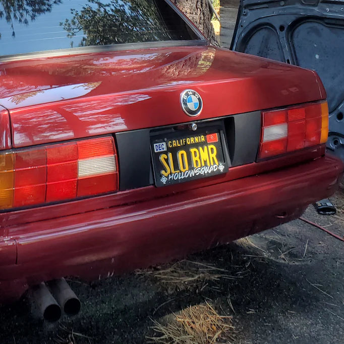 Late Model E30 Plate Filler (Heckblende)-Exterior-Silicon Valley Bimmer