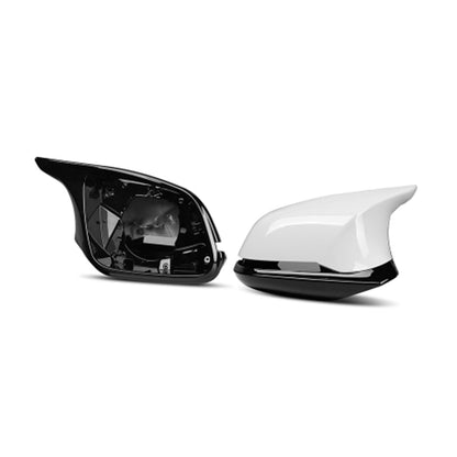 MHC BMW F Series 6 Piece Full Replacement Performance Mirror Units In Gloss White