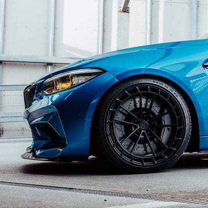 MHC+ BMW M2 Competition GT Style Front Splitter In Gloss Pre Preg Carbon Fibre (F87)