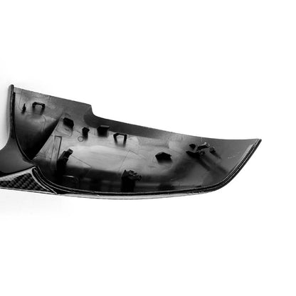 MHC BMW M-Style Wing Mirror Replacement Covers In Gloss Carbon Fibre for M-lites