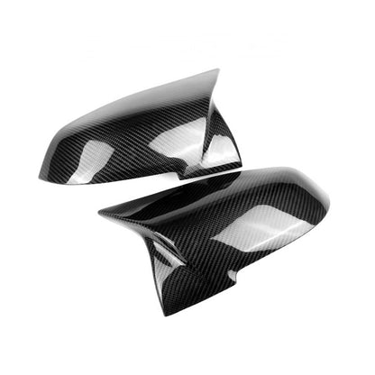 MHC BMW M-Style Wing Mirror Replacement Covers In Gloss Carbon Fibre for M-lites