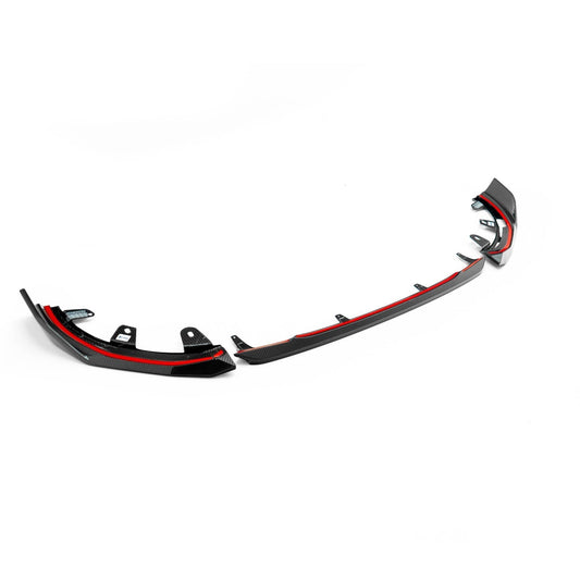 MHC+ BMW M240i Performance Style Front Splitter In Pre Preg Carbon Fibre (G42)