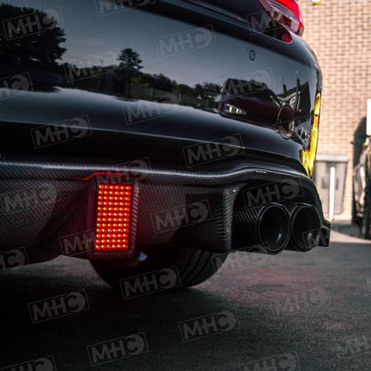 MHC+ BMW M2/M2 Competition Aggressive LED Diffuser In Pre Preg Carbon Fibre (F87)