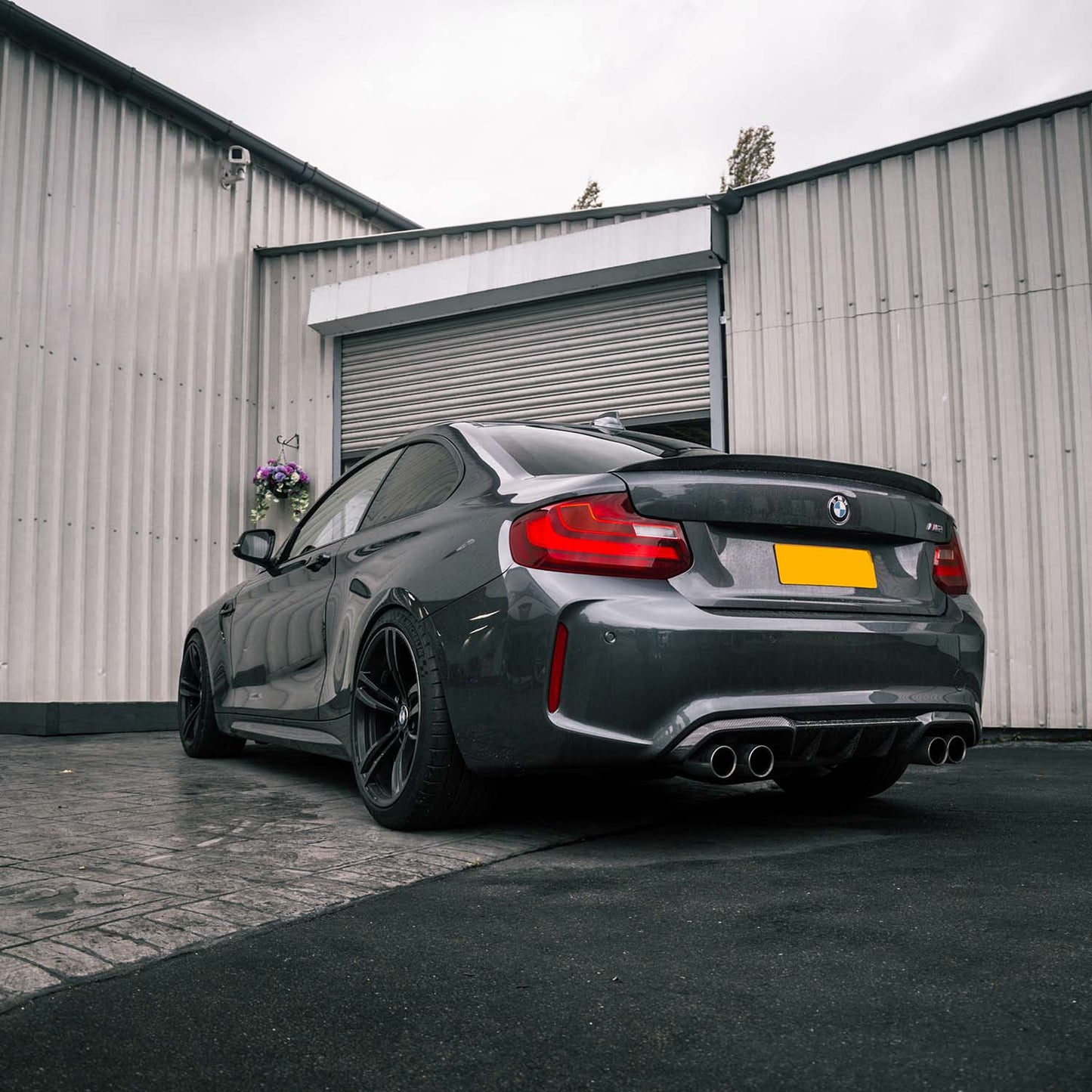 MHC BMW M2/M2 Competition Performance Rear Diffuser In Gloss Carbon Fibre (F87)