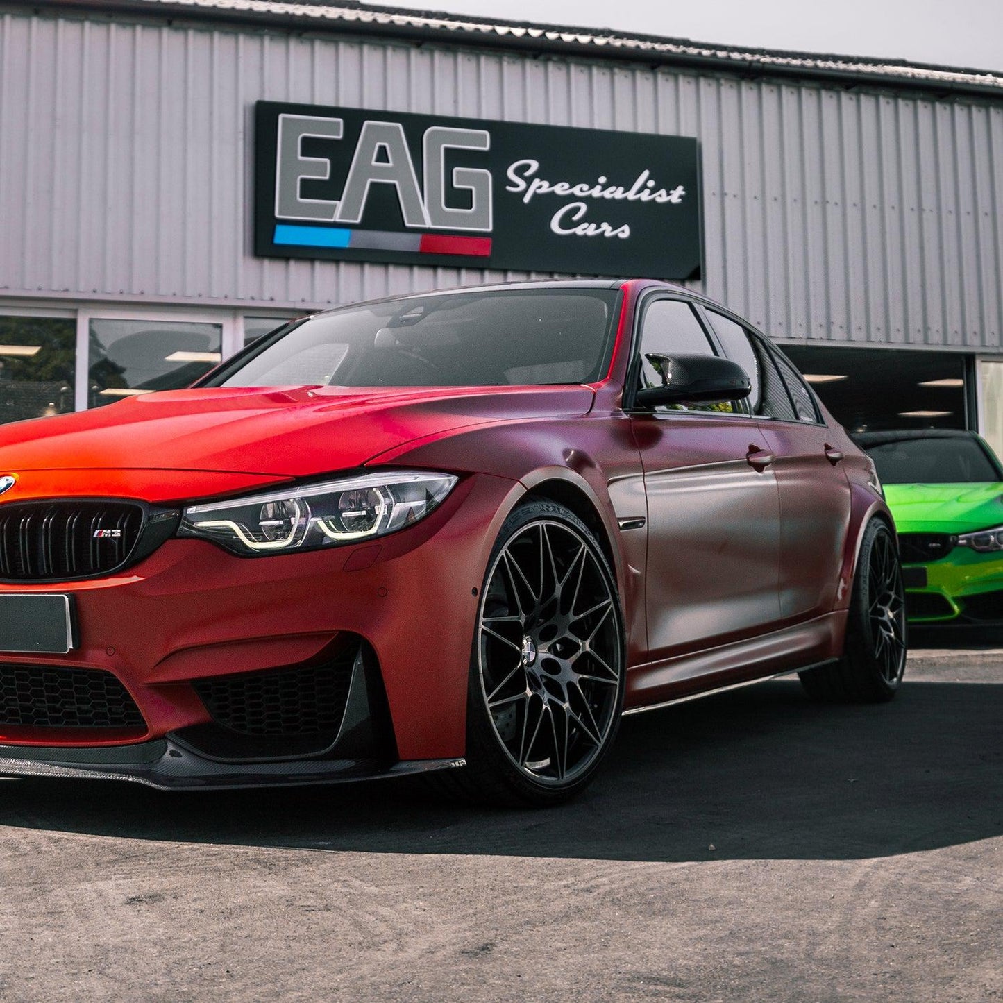 MHC BMW M3/M4 Full Length Performance Side Skirts In Gloss Carbon Fibre (F80/F82/F83)