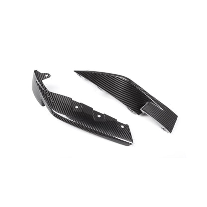 MHC+ BMW M3/M4 OEM Style Replacement Front Side Splitters In Pre Preg Carbon Fibre (G80/G81/G82/G83)