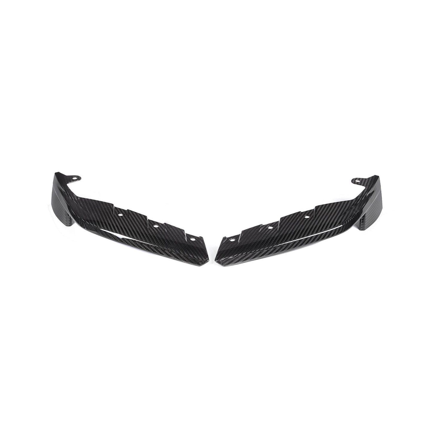 MHC+ BMW M3/M4 OEM Style Replacement Front Side Splitters In Pre Preg Carbon Fibre (G80/G81/G82/G83)