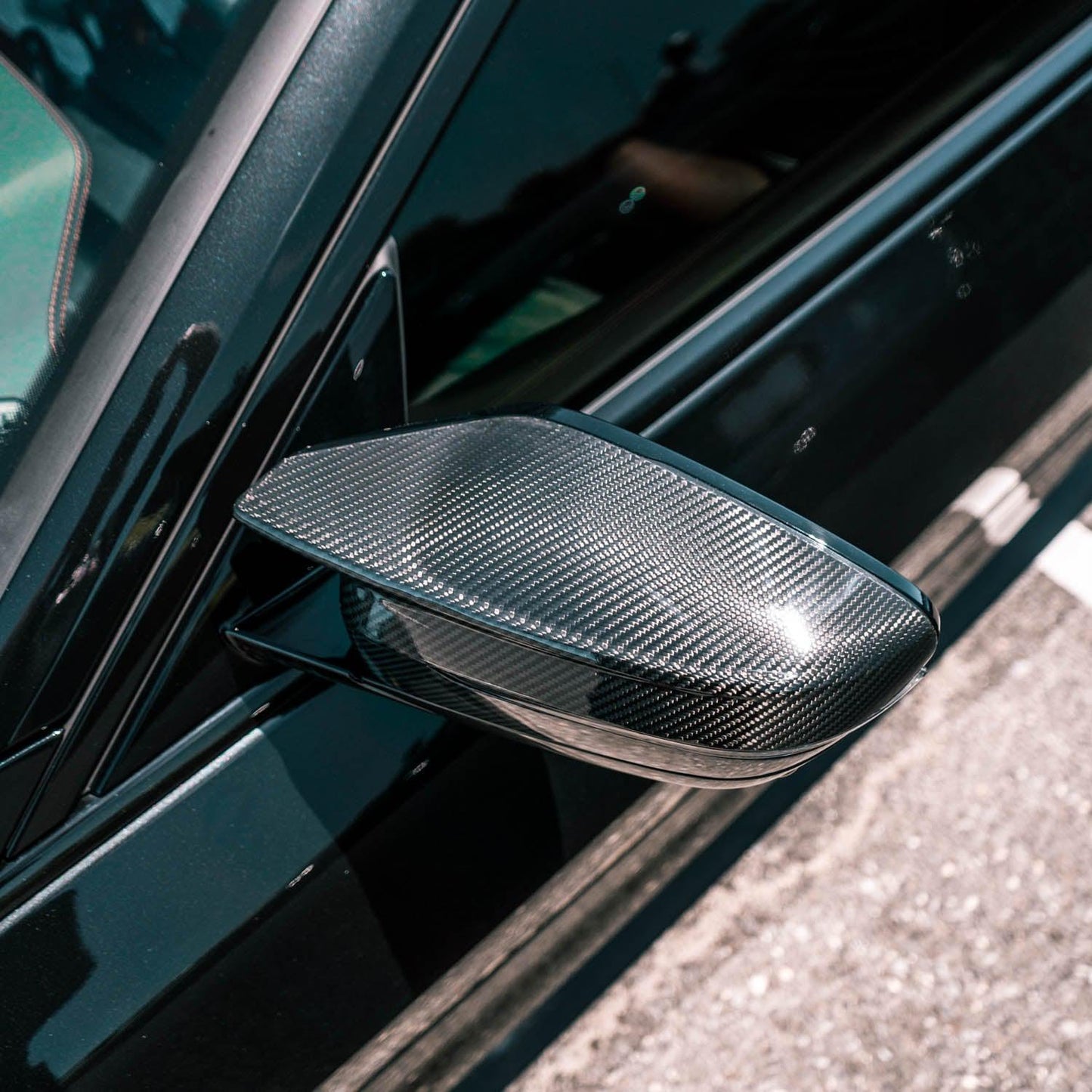 MHC+ BMW G Series M Wing Mirror Covers in Pre Preg Carbon Fibre (G80/G81/G82/G83/G87/G42)