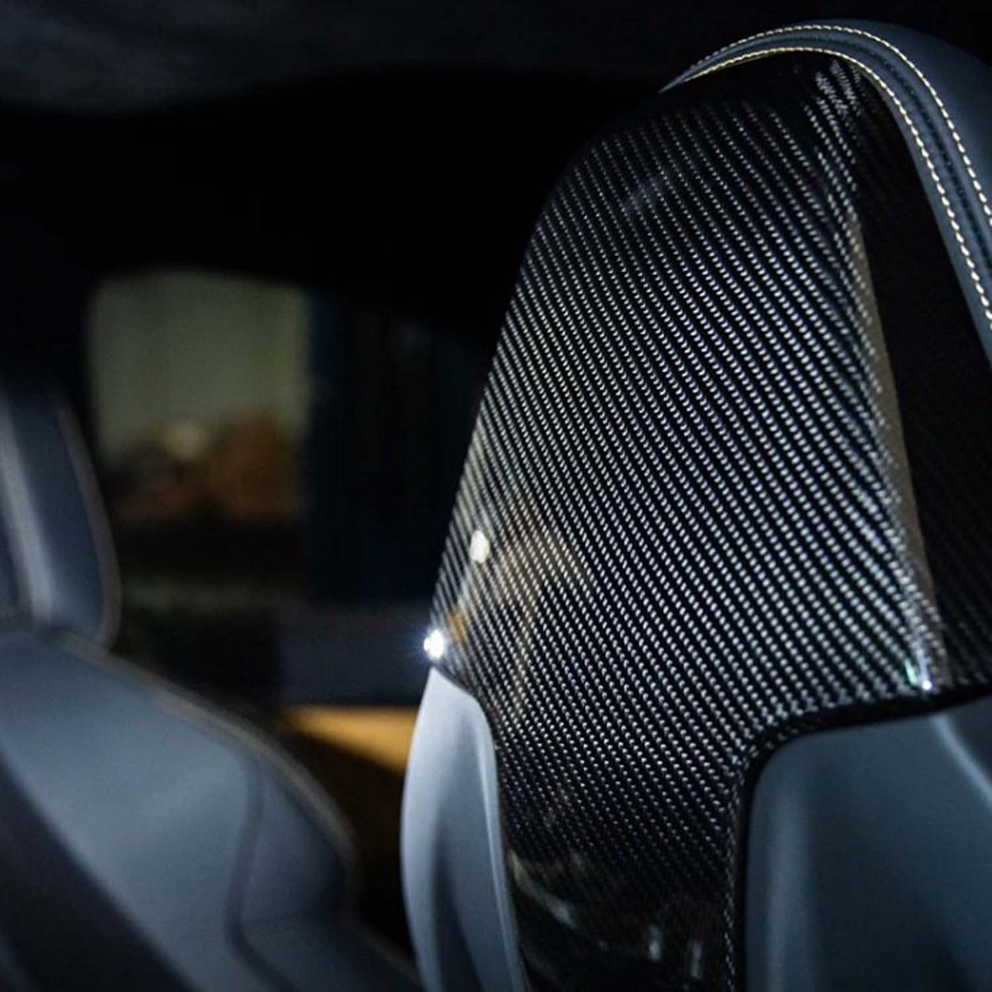 MHC+ BMW M3/M4/X3M/X4M Seat Back Covers In Pre Preg Carbon Fibre (G80/G81/G82/G83/F97/F98)