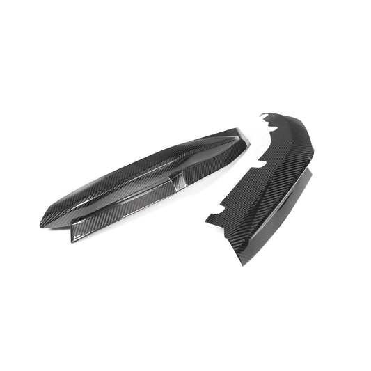MHC+ BMW M4 OEM Style Rear Side Diffusers In Pre Preg Carbon Fibre (G82/G83)