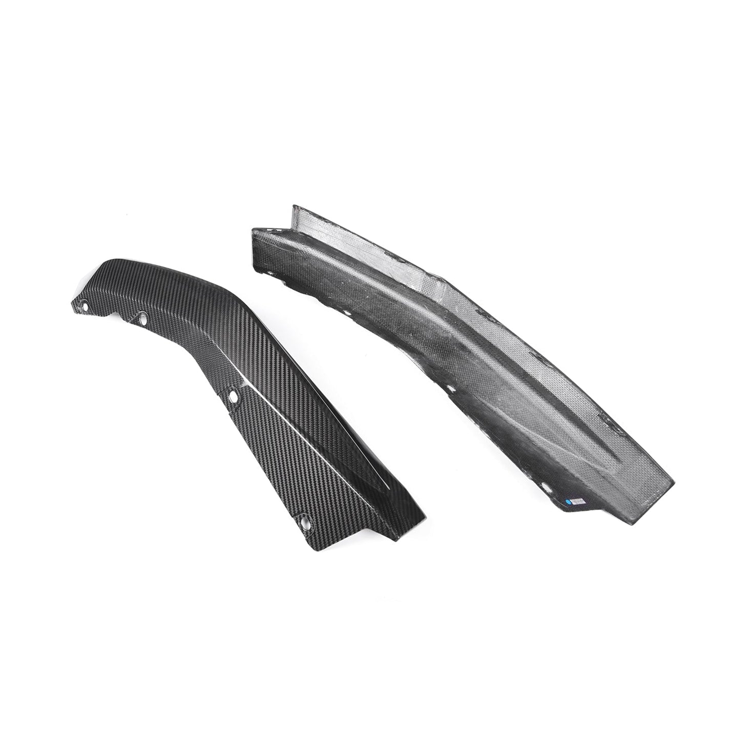 MHC+ BMW M4 OEM Style Replacement Rear Side Diffusers In Pre Preg Carbon Fibre (G82/G83)