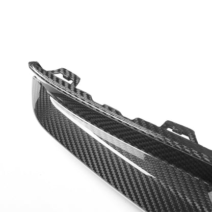 MHC+ BMW M4 OEM Style Replacement Rear Side Diffusers In Pre Preg Carbon Fibre (G82/G83)