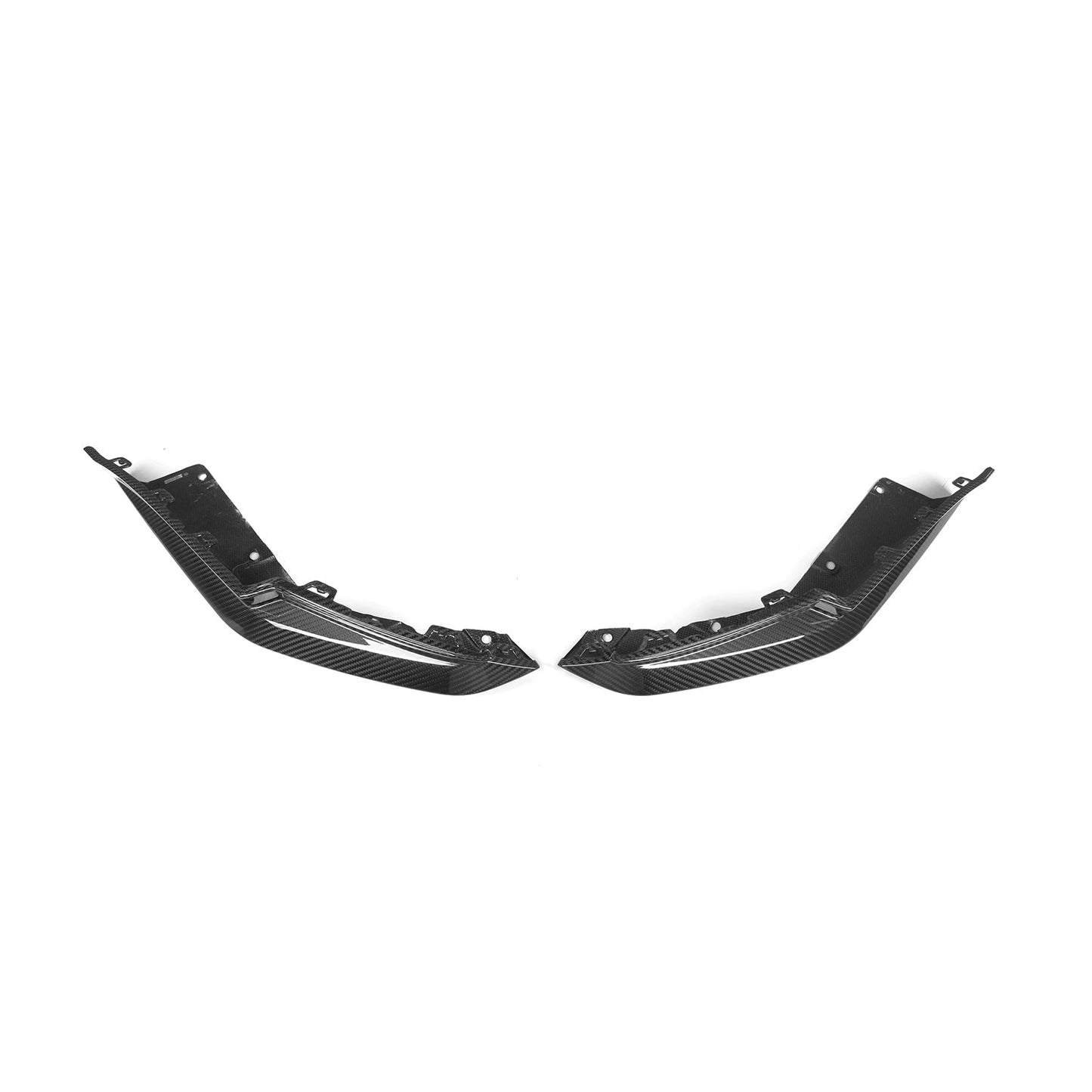 MHC+ BMW M4 OEM Style Replacement Rear Side Diffusers In Pre Preg Carbon Fibre (G82/G83)