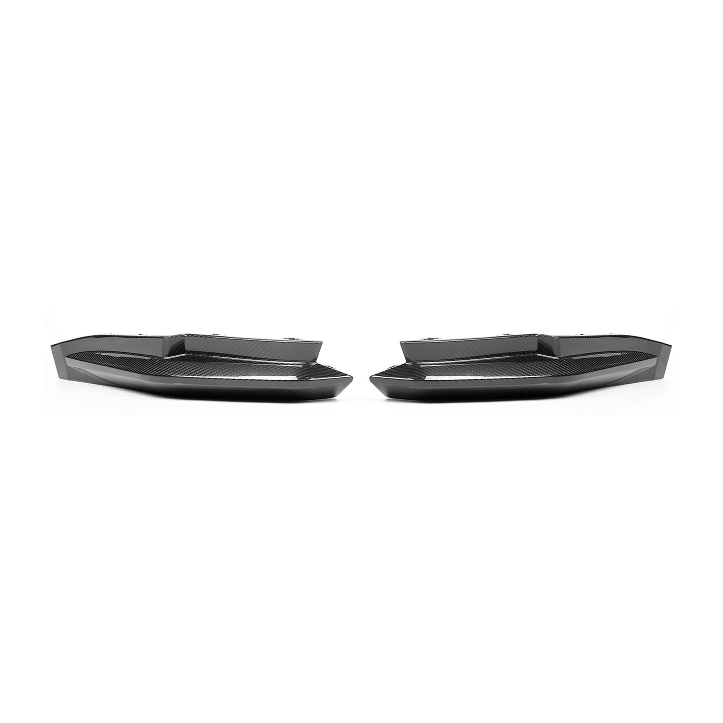 MHC+ BMW M4 OEM Style Replacement Rear Side Diffusers In Pre Preg Carbon Fibre (G82/G83)