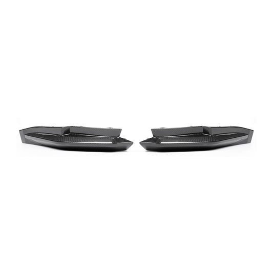 MHC+ BMW M4 OEM Style Replacement Rear Side Diffusers In Pre Preg Carbon Fibre (G82/G83)