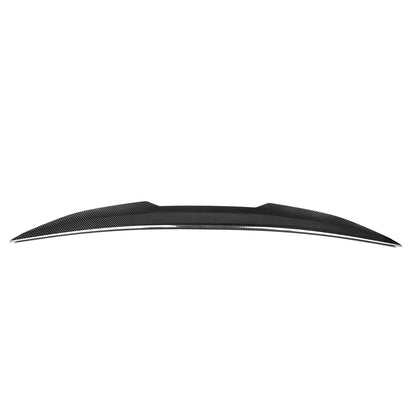 MHC+ BMW M4/4 Series Ducktail Style Rear Spoiler In Pre Preg Carbon Fibre (F83/F33)