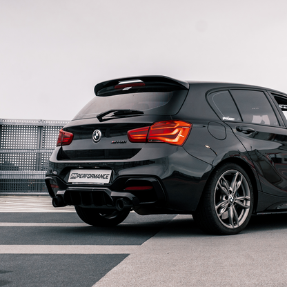 MHC Black BMW 1 Series Performance Style Rear Spoiler In Gloss Black (F20/F21)