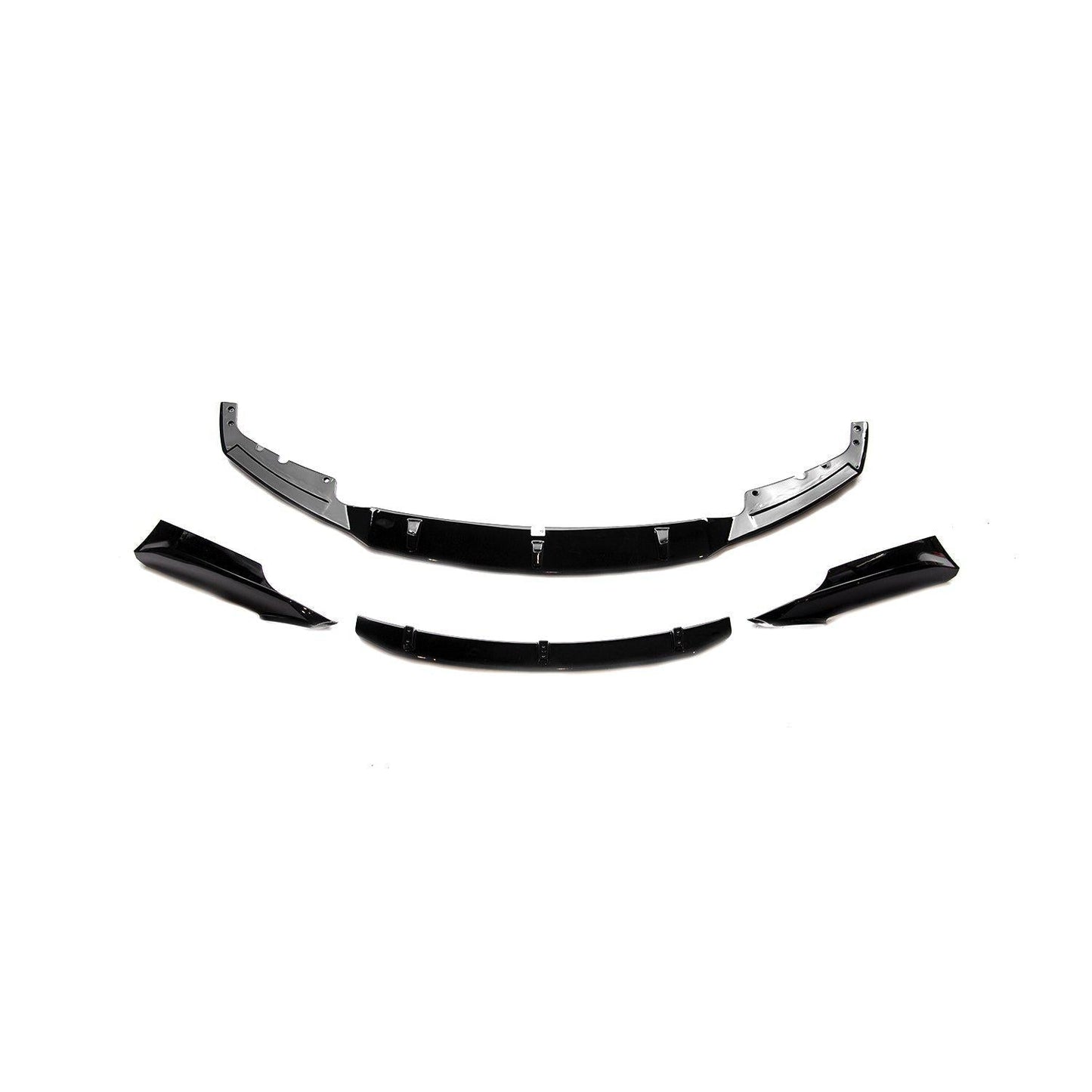 MHC Black BMW 335i/340i 3D Style Front Splitter In Gloss Black (F30)