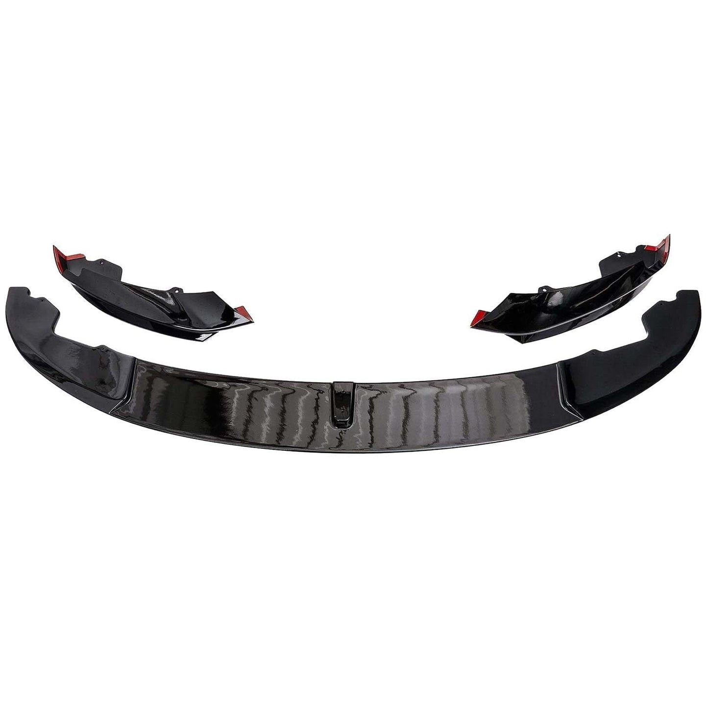 MHC Black BMW 4 Series Performance Style Front Splitter In Gloss Black (F32/F33/F36)