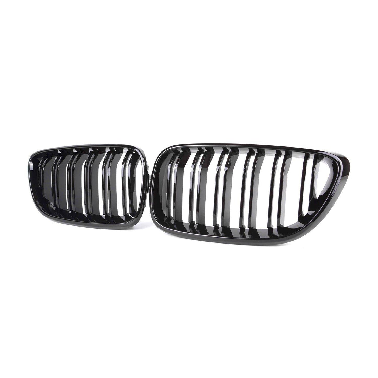 MHC Black BMW M2/2 Series OEM M2 Style Double Slat Front Grille In Gloss Black (F87/F22/F23)