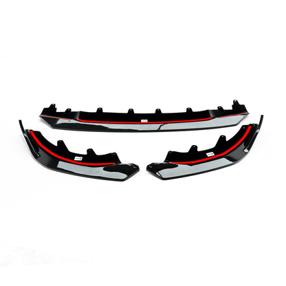 MHC Black BMW M240i Performance Style Front Splitter In Gloss Black (G42)