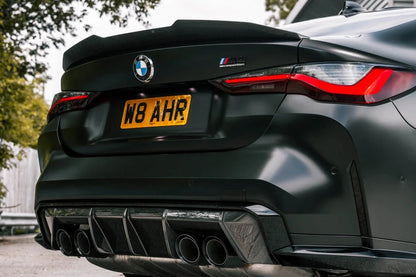 MHC+ BMW M3/M4 OEM STYLE REAR DIFFUSER IN PRE PREG CARBON FIBRE (G80/G81/G82/G83)