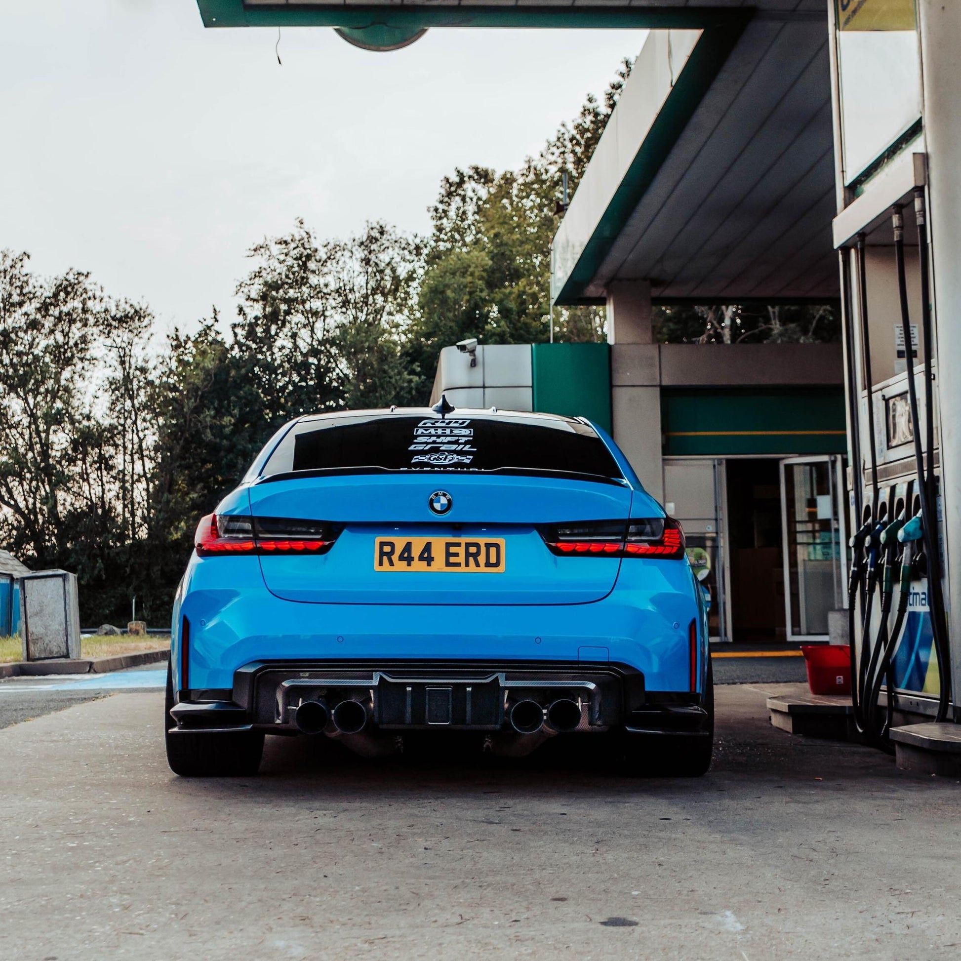 MHC G8X M3 / M4 DF1 LED Carbon Rear Diffuser-Exterior-Silicon Valley Bimmer