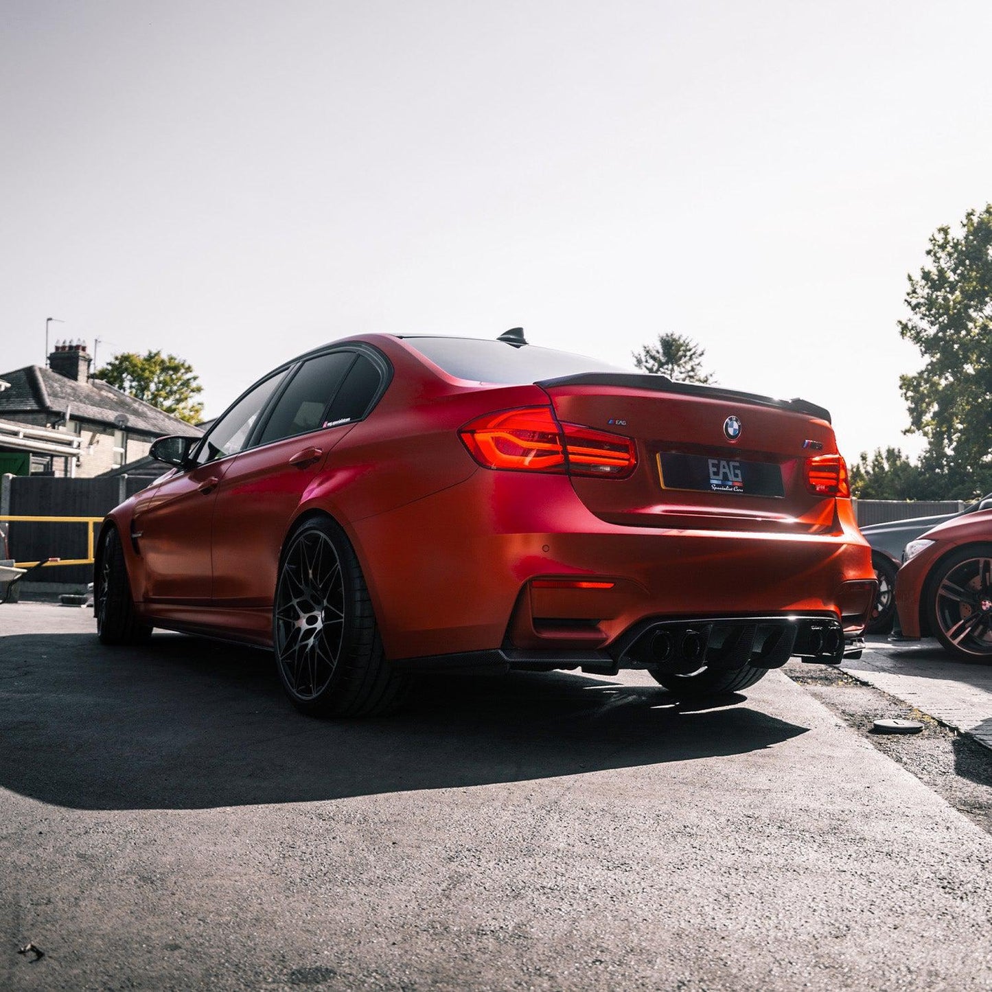 MHC+ BMW M3/3 Series CS Style Rear Spoiler In Pre Preg Carbon Fibre (F80/F30)