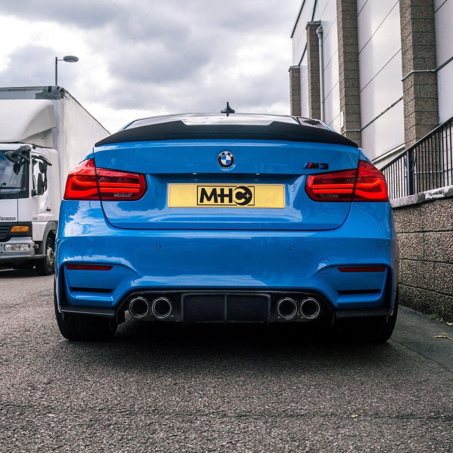 MHC+ BMW M3/3 Series Ducktail Style Spoiler In Pre Preg Carbon Fibre (F80/F30)