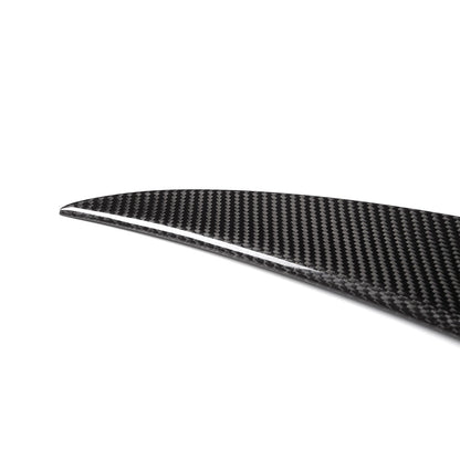 MHC+ BMW M3/3 Series Performance Style Rear Spoiler In Pre Preg Carbon Fibre (F80/F30)