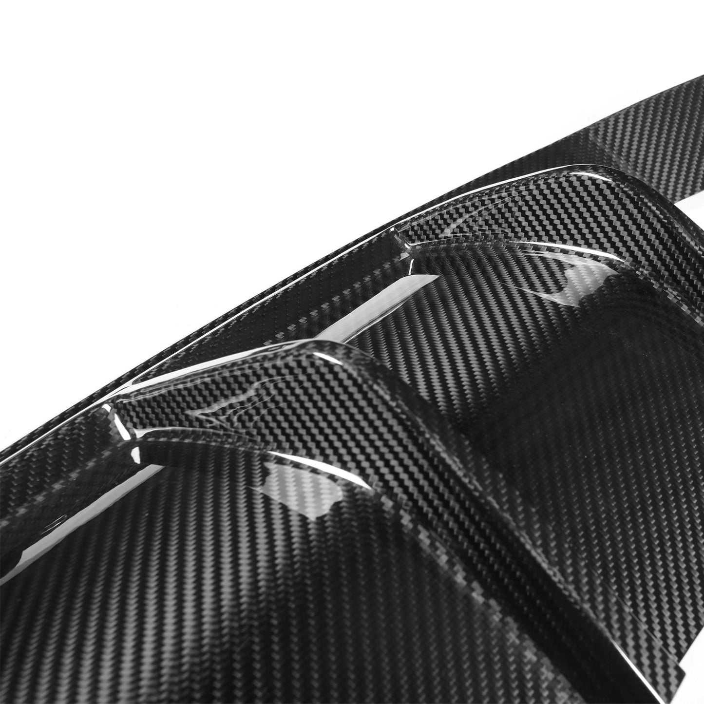 MHC+ BMW M3/M4 Aggressive 3 Piece Rear Diffuser Gloss Pre Preg Carbon Fibre (F80/F82/F83)