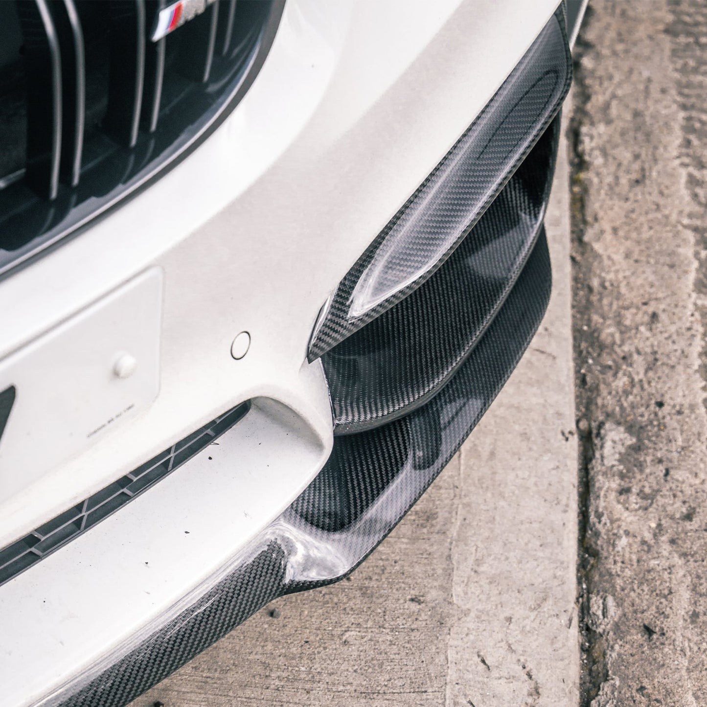 MHC+ BMW M3/M4 Front Bumper Inserts In Pre-Preg Carbon Fibre (F80/F82/F83)