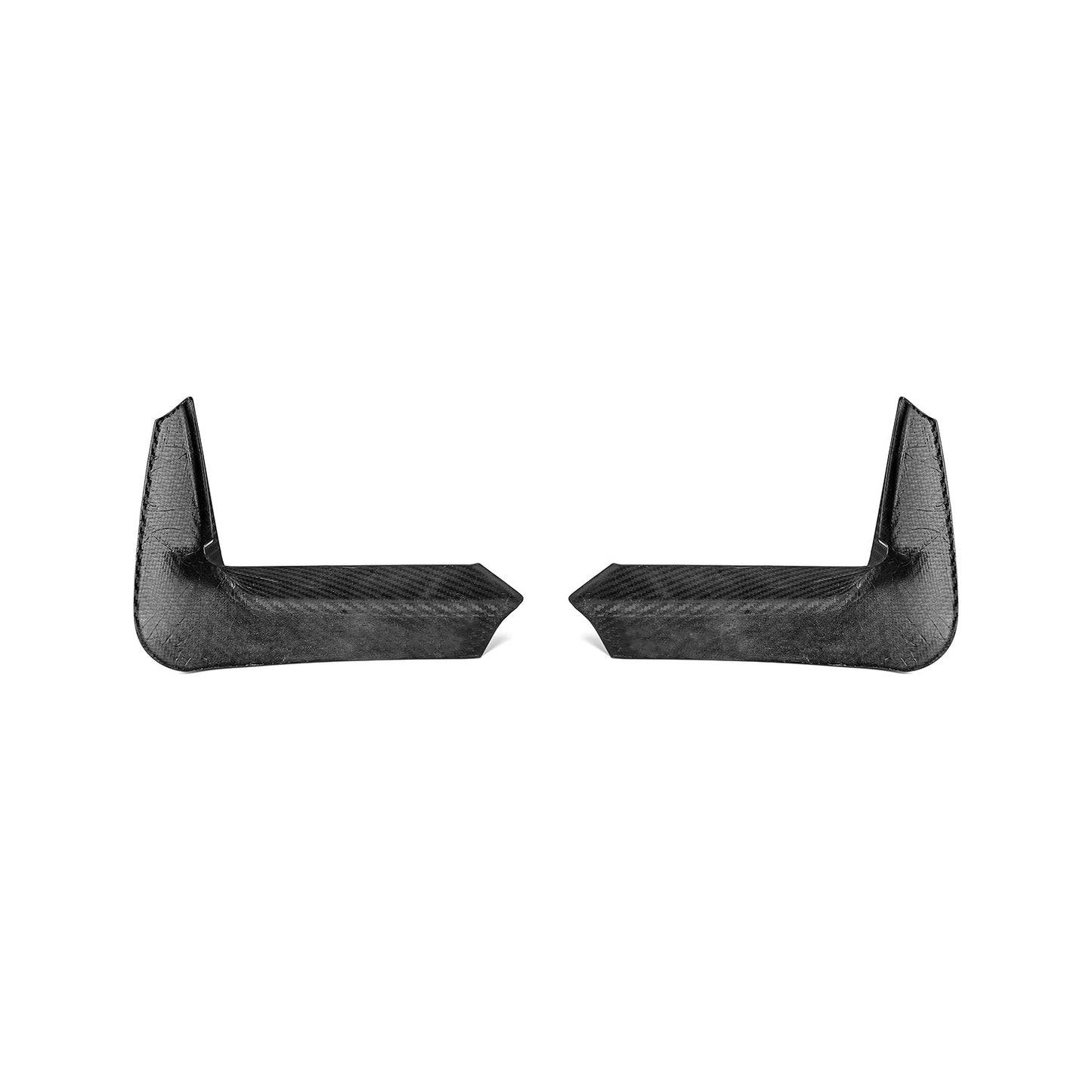 MHC+ BMW M3/M4 Rear Bumper Inserts In Gloss Pre Preg Carbon Fibre (F80/F82/F83)